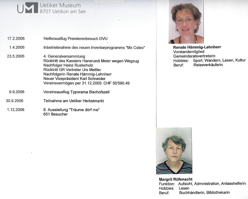 Chronologie Jahr 2006