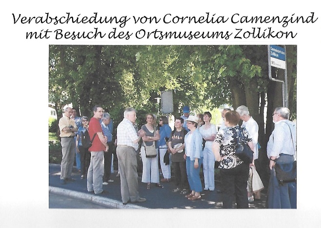 Verabschiedung der 1. Präsidentin des Uetiker Museums