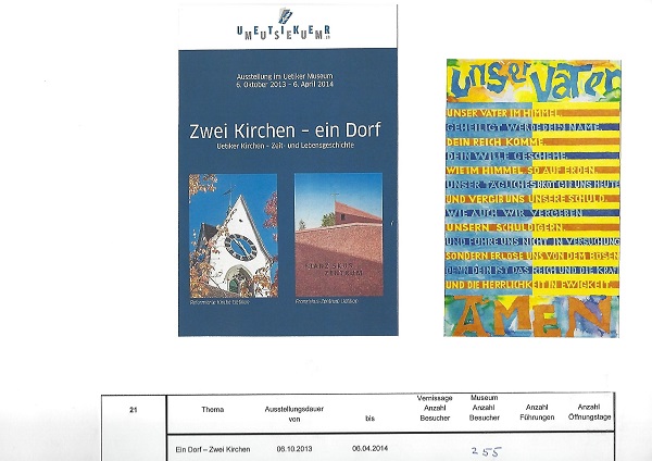 21. Ausstellung "Zwei Kirchen - Ein Dorf"
