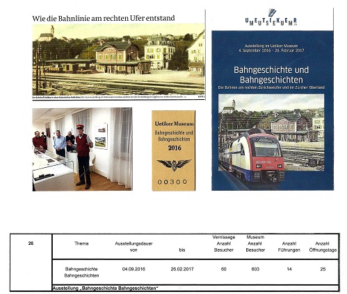 26. Ausstellung "Bahngeschichte und Bahngeschichten"