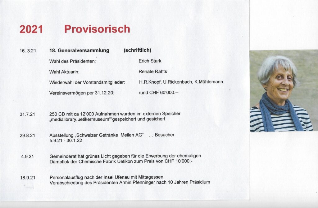 Chronologie 2021